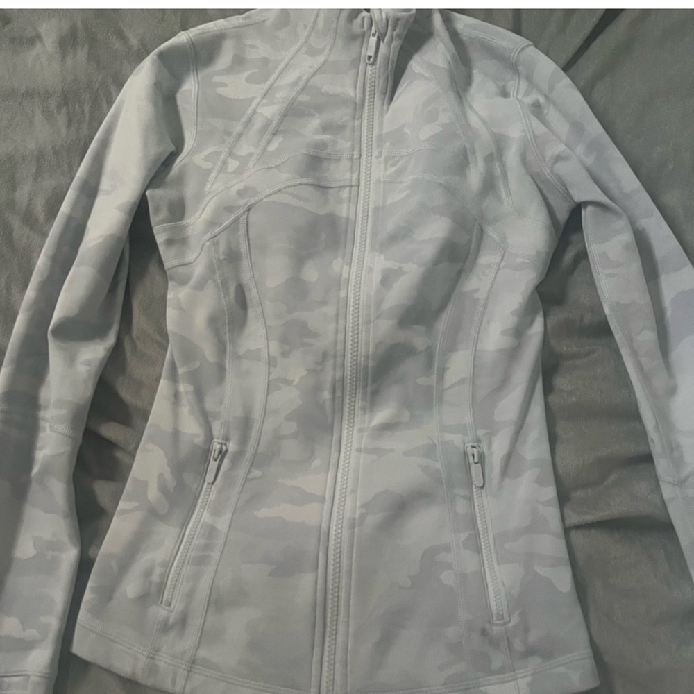 white camo define jacket